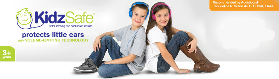 KidzSafe Headphones are audiologist recommended for children ages 3 and up.