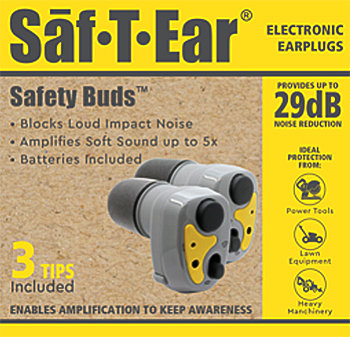 Saf-T-Ear BUDS Electronic Hearing Protection