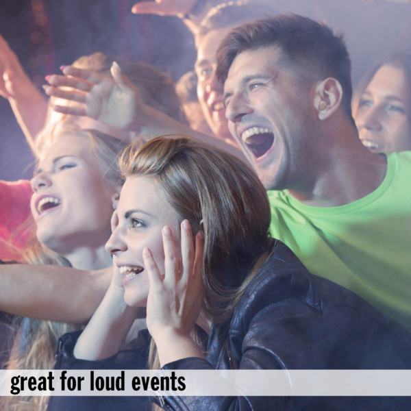 Thermafit Ear Plugs are Perfect for Loud Events