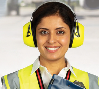 VeriShield 100 Series Ear Muffs - Hi-Viz Headband Style